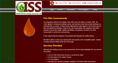 Desktop Screenshot of issfiresafety.com