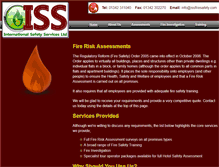 Tablet Screenshot of issfiresafety.com